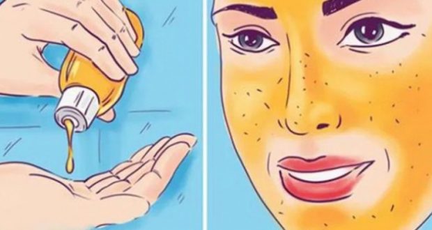 Капнете 5 капки върху ръката си и намажете лицето си за да изтриете бръчките и дефектите за 15 дни