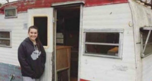 14-годишно момиче си купи стара каравана! Това което направи по-късно с нея накара всички да й се възхищават